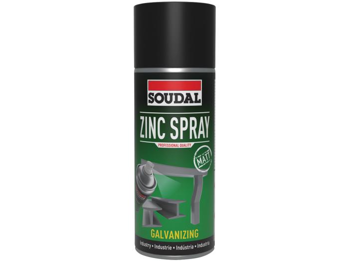 Soudal Spray de Zinco Mate 400ml