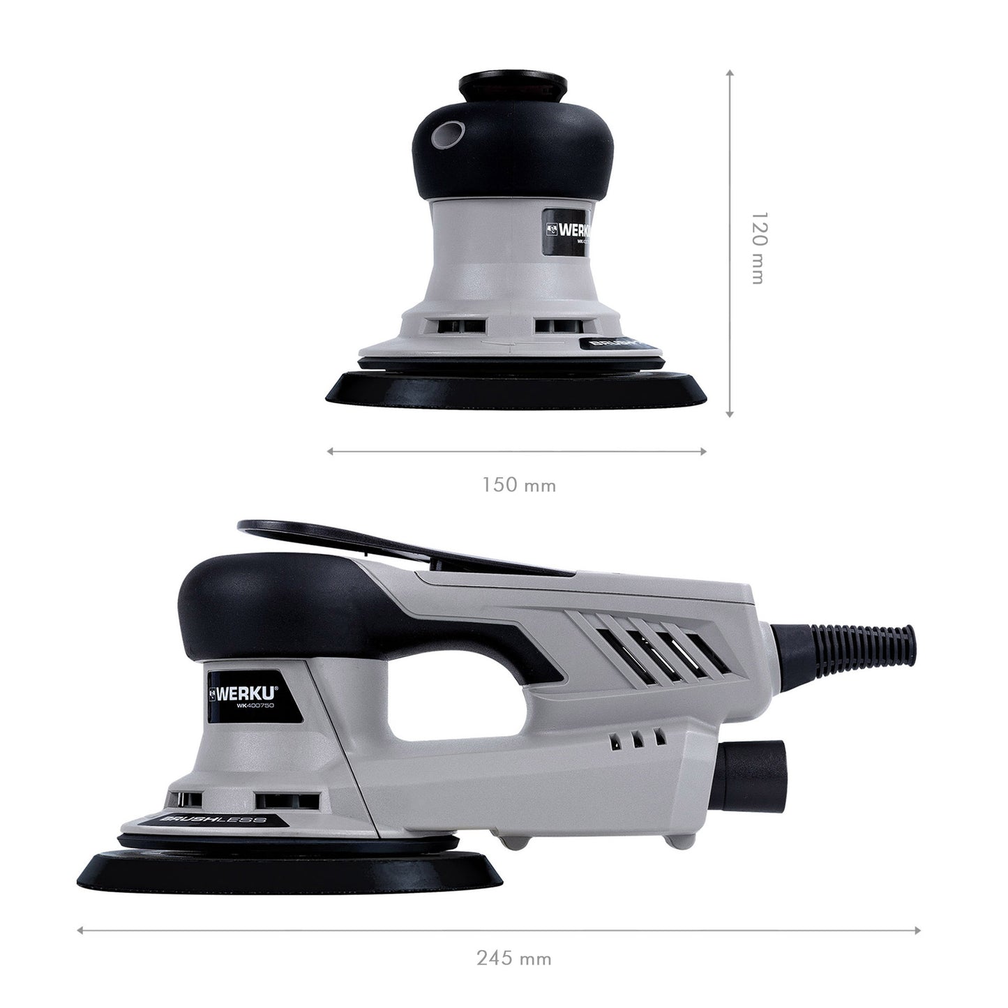 Lixadora Orbital WERKU WK400750 350W