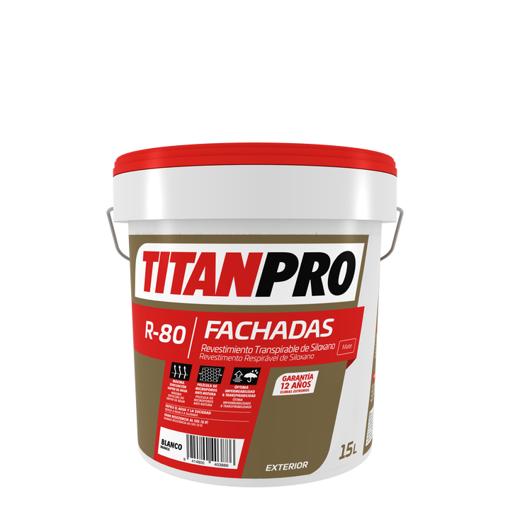 TITAN R-80 Revestimento Silicato Mineral 15L