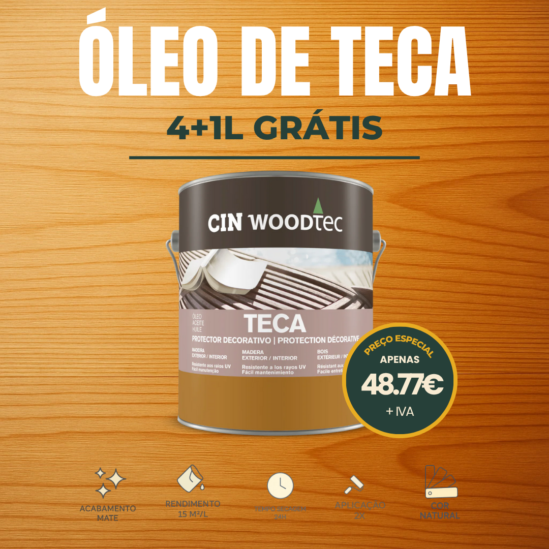 CIN WOODTEC Óleo de Teca Incolor