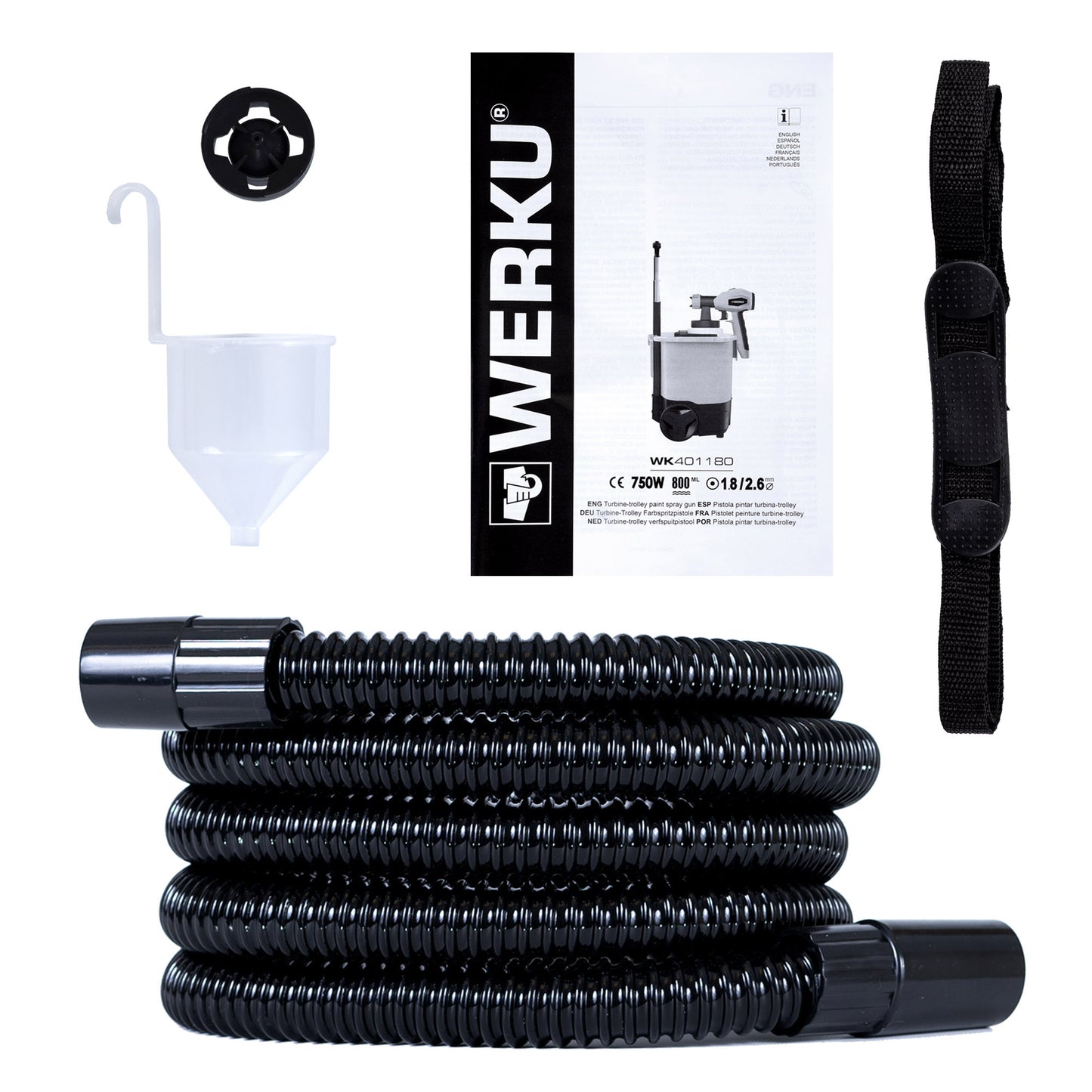 PISTOLA DE PINTURA POR SUCÇÃO COM TURBINA WK401210