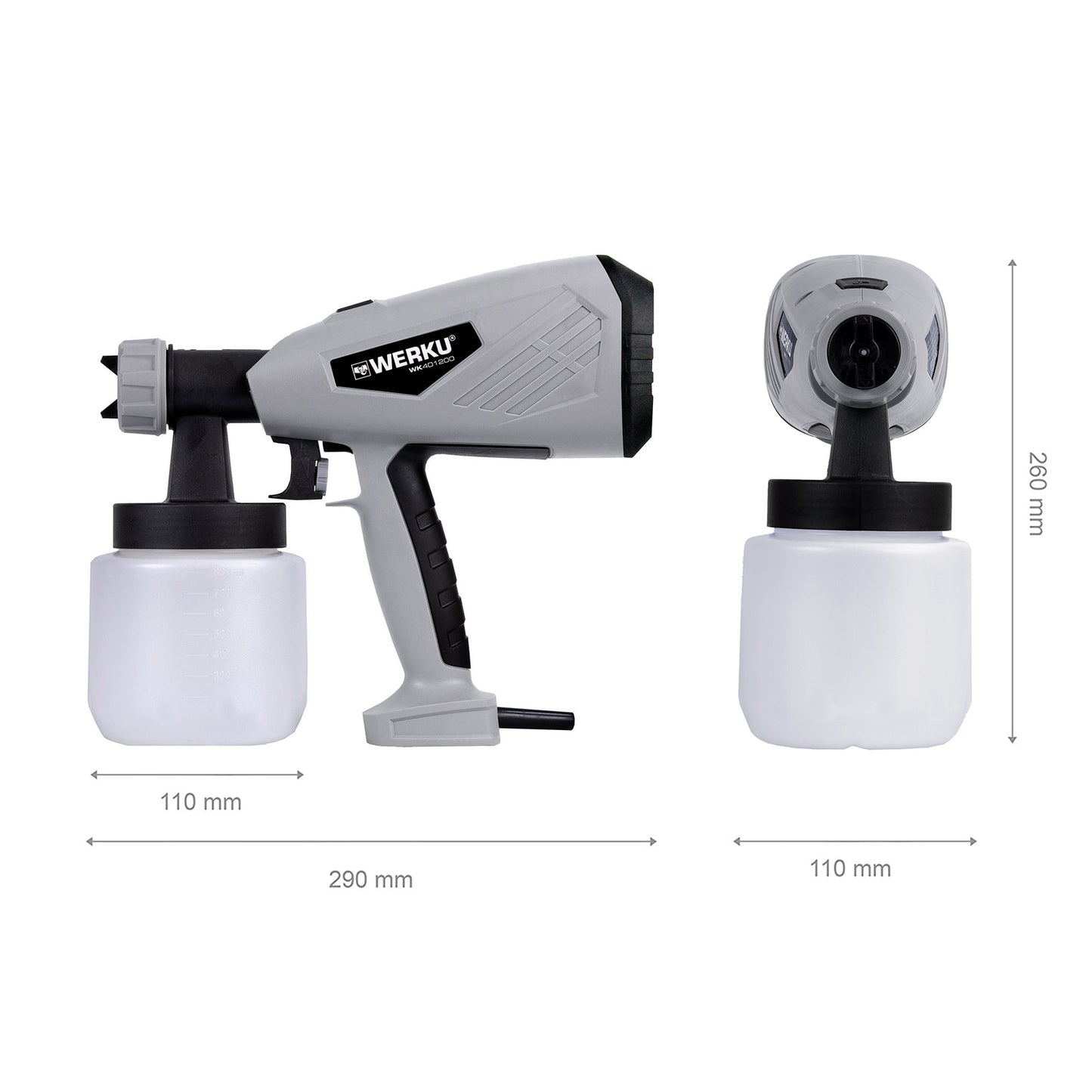 PISTOLA DE PINTURA WERKU WK401200