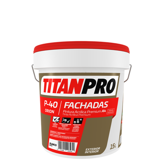 TITAN P-40 Acetinado Tinta Vinílica Premium