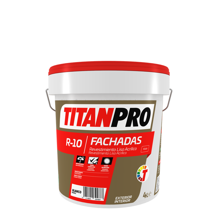 TITAN R-10 Revestimento Acrílico Liso