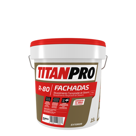 TITAN R-80 Revestimento Silicato Mineral 15L