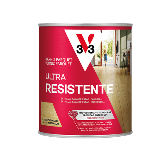 Verniz Parquet Ultra Resistente Brilhante Incolor V33