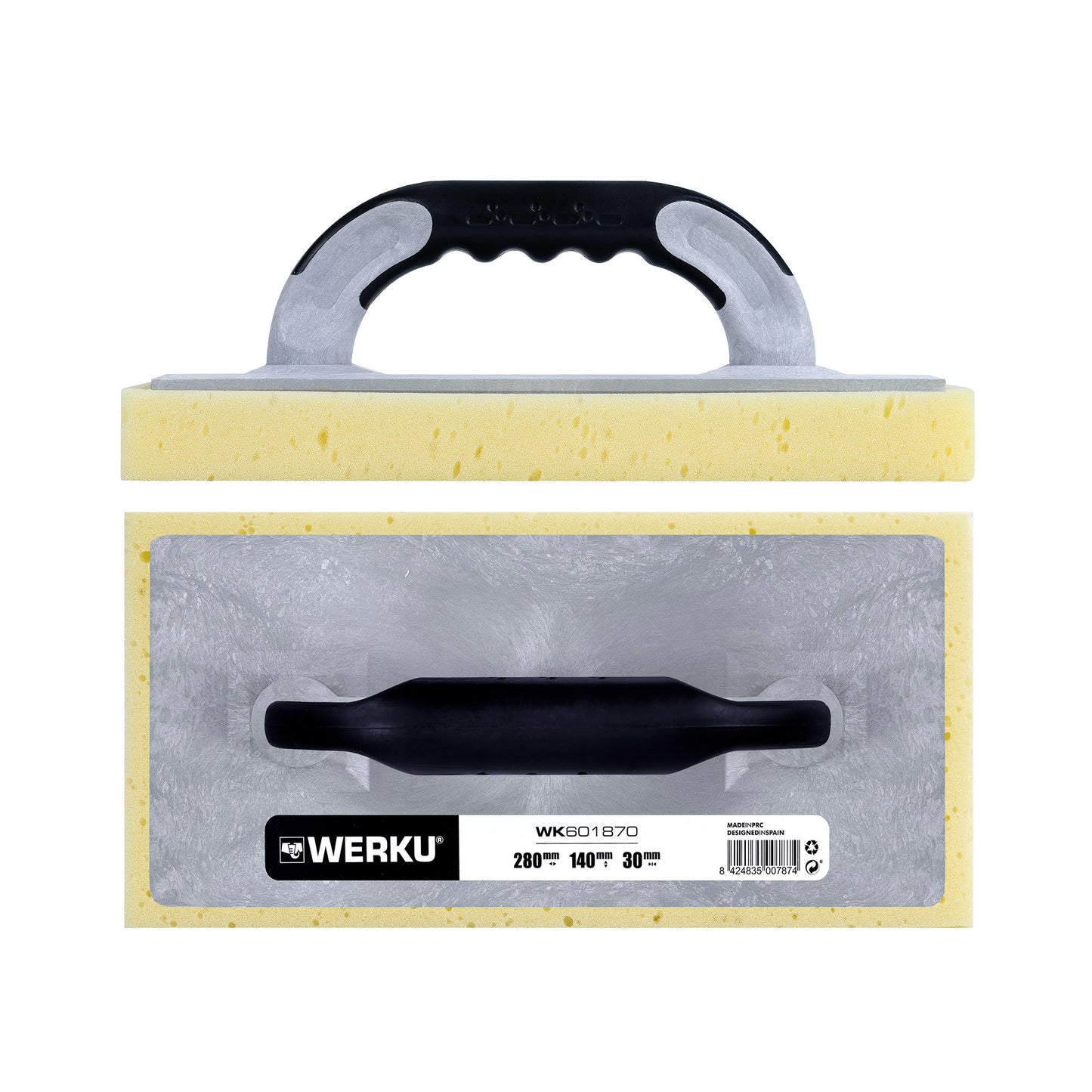 TALOCHA RETANGULAR COM ESPONJA AMARELA WK601870