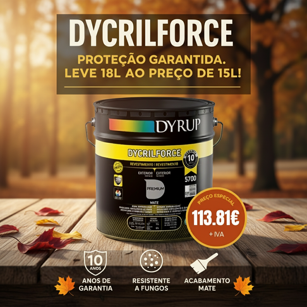 Dycrilforce 15L+3L GRÁTIS